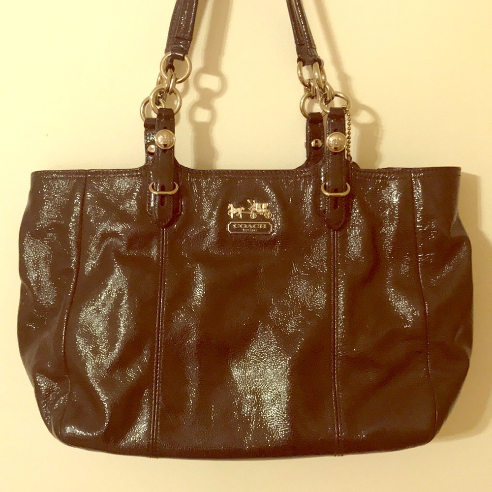 Coach Madison Leather Mia Carryall handbag
